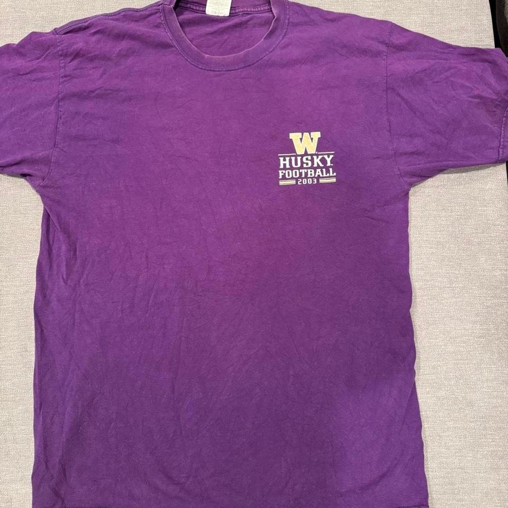 Washington Huskies Tee Shirt Purple
